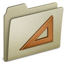 Light Brown Ruler Icon 128x128 png